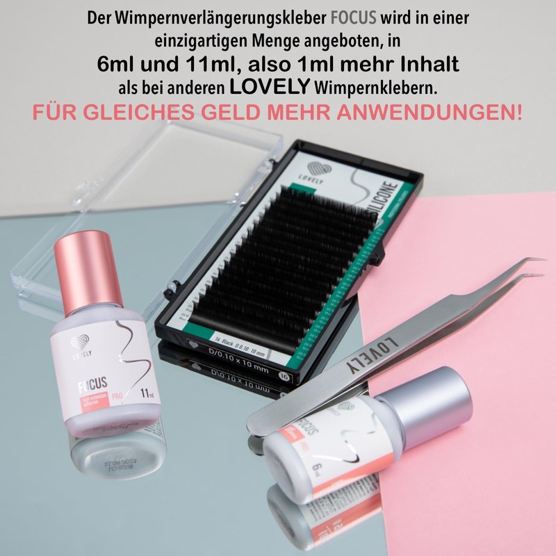 LOVELY Focus Eyelash Glue - Fast Glue, Drying Time: 0.5