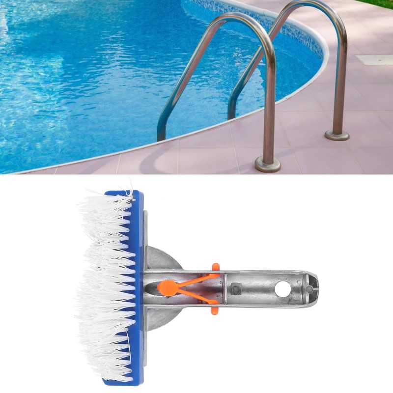 5.5in Pool Brush Portable Nylon Swimming Pool Wall Floor Cleaning