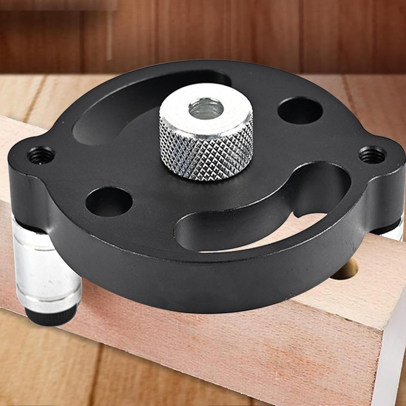 Drill Guide, Woodworking Center Finder Kit Dowelling Jig Drill Block