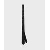 Nonblank Non-Blank FAUX Leather Slim Tie_BLACK