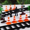 STOBOK Miniature Traffic Cones Toys 10PCS Min Road Cone Roadblock