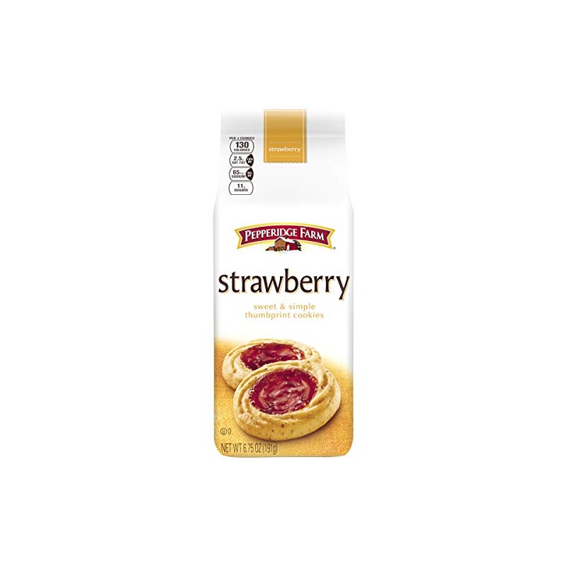 Pepperidge Farm, Verona Strawberry Cookies, 6.75oz Bag (Pack of 4)