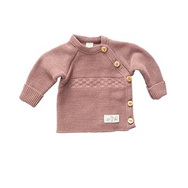 Lilano, Merino Wrap Jumper, 100% Wool (kbT), mauve
