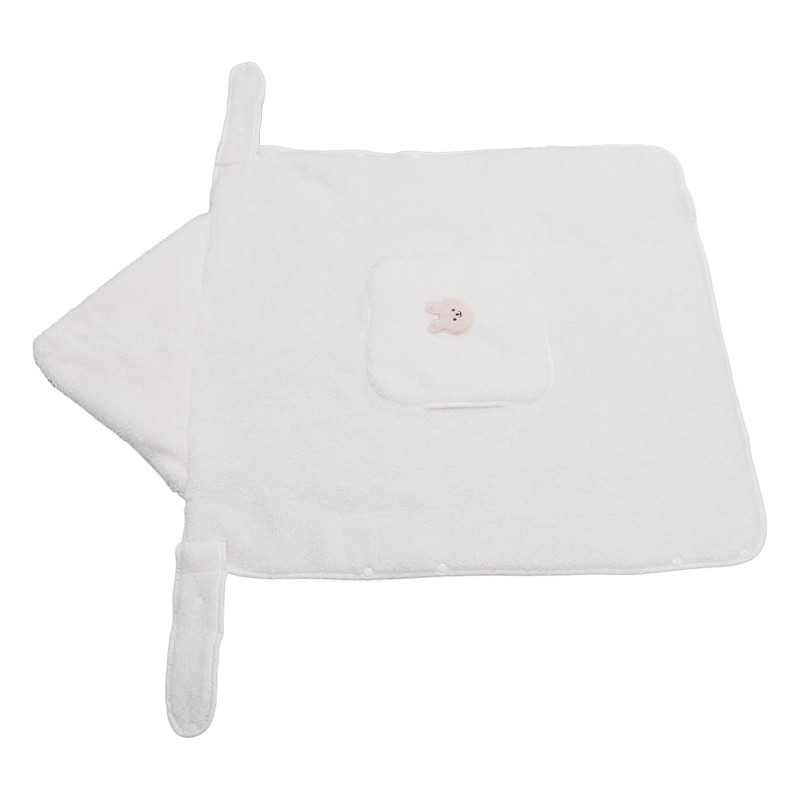 Hooded Toddler Blanket Keep Warm Windproof Large Pocket Thickened Baby