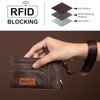 Wrangler RFID Card Holder Slim Credit Card Wallet Womens Keychain