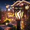 MrCrafts Nature Solar Lights Outdoor 4 Pack - 40'' Solar