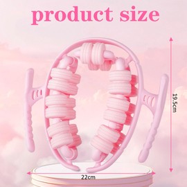 GZYYANG Anti-Cellulite Massager Massage Roller Legs Fascia Massager for Lymphatic Drainage Muscle Therapy Massage Stick with Handle for Legs, Glutee, Arms and Belly