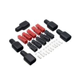 10 x Anderson connectors with rubber boot cover powerpole (5 x PAIR) 30AMP 600V 10X Anderson powerpole 45AMP electrical Connector plugs with rubber boot sleeves 5Pair 30Amp Power Pole