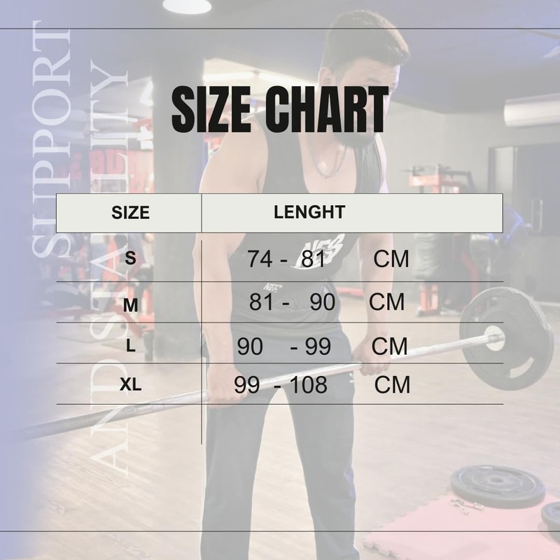 Meida Fitness Weightlifting Back Support for Men and Women, Black