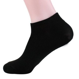 davido Mens socks Ankle low cut made in Italy 100% cotton 8 pairs black or white