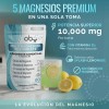 Oby Magnesio Complex Polvo Citrato Glicinato Treonato Taurato Malato Oxido