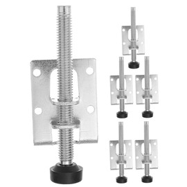 SHINEOFI 6Pcs Adjustable Furniture Leveling Feet Durable Table Leg Levelers for Cabinets Workbenches and Bookcases Easy Installation Micro Adjustment for Stability
