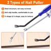 Hmknana 4Pcs Upholstery and Construction Staple Remover Tools Set -