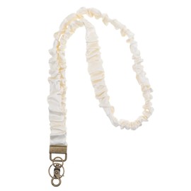 Exircy Stretchy Scrunchie Lanyard for ID Keys, Cute Neck badge lanyards Retractable Scrunchy Lanyards for Women Teacher Nurse