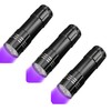 POCKETMAN Portable UV Flashlight 395-400nm Black Light Flashlights Ultraviolet Zoomable