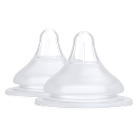 RealFeel Baby Bottle Nipples for BuubiBottle by Quark - Silicone Anti Colic Nipples Simulate Breastfeeding for Easy Transitions - BPA-Free, PVC-Free, 