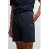 BOSS Mens Mix&Match Short CW Embroidered-Logo Shorts in Stretch Cotton