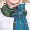 Wool Scarf, 100% Lambswool extra soft, Irish Wool, Imported, Plaid