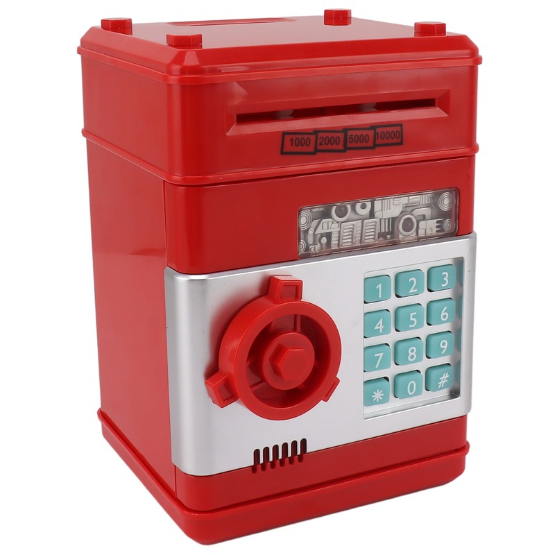 2 Modes ATM Piggy Bank Digital Electronic Paper Money Coins