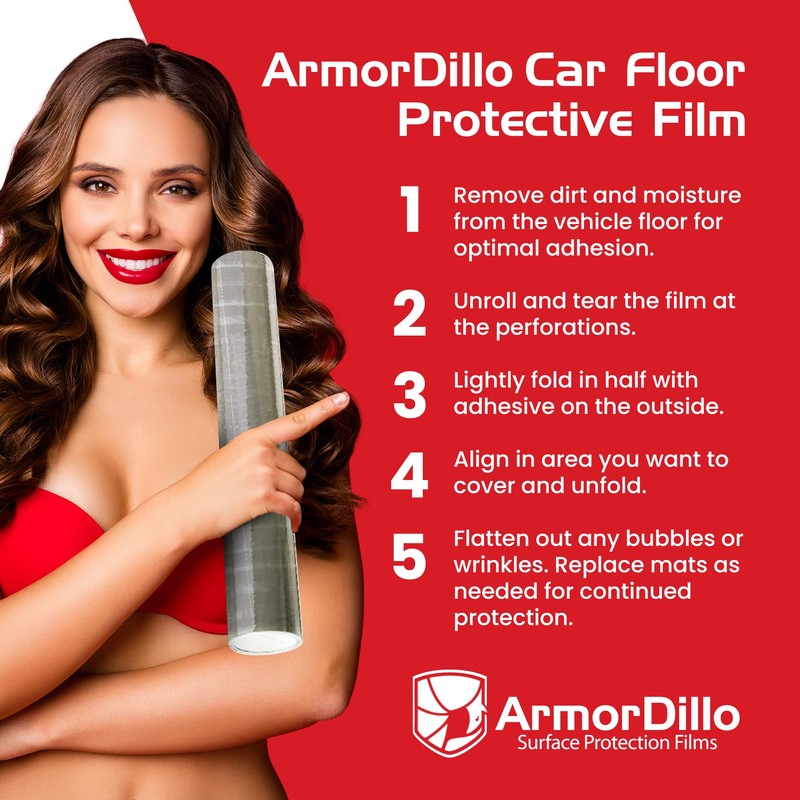ArmorDillo Dealer Must Remove Auto Adhesive Floor Mats – Advanced