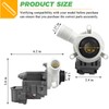 Updated W10276397 Washer Drain Pump by Techecook - Compatible for