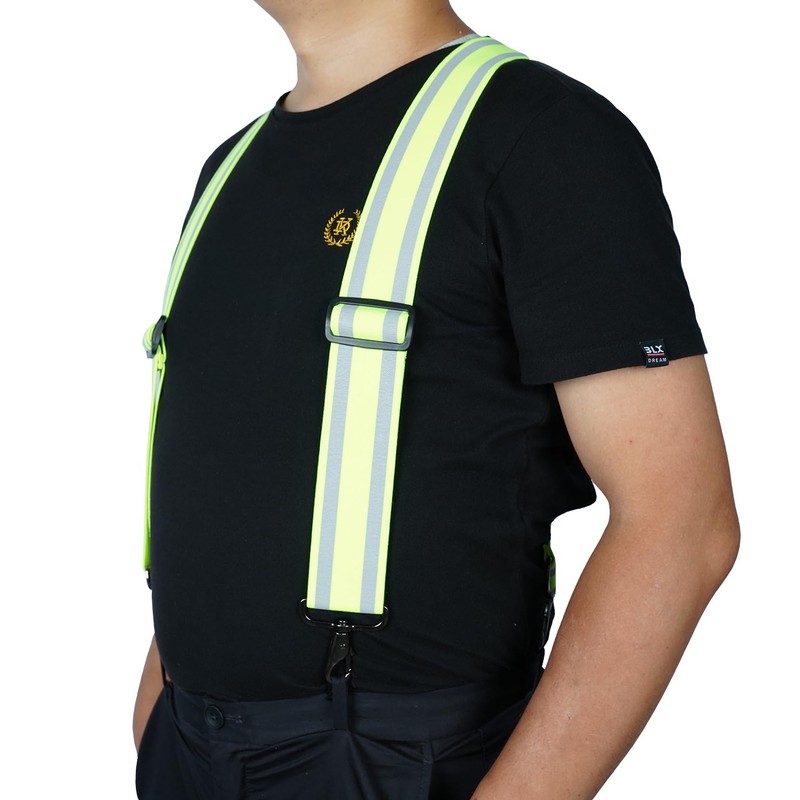 Suspenders for Men,High Visibility Tool Belt Suspender with Hook