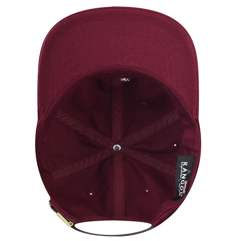 Kangol Men's Washed Baseball Beret, Cordovan