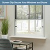 7/16 Inch Window Screen Clip with 12 Screws, Storm Door