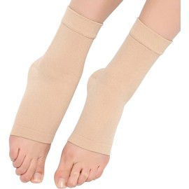 SPOTBRACE 1 Pair Ankle Brace, 30-40mmHg Medical Compression Brace Elastic Thin Foot Support, Nano Socks for Women and Men, Toeless Compression Arch Sleeve for Swelling, Achilles Tendonitis, Plantar Fasciitis and Sprained