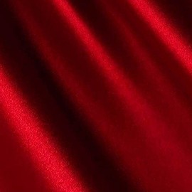 Satin Fabric 60" Inch Wide- for Weddings, Decor, Gowns, Sheets, Costumes, Dresses, Etc (Red, 20 Yards)