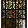 20 sheets of stickers featuring flowers and butterflies. Betterjonny transparent