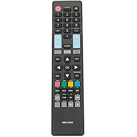 ALLIMITY Replace Remote Control fit for RCA HKC HD TV 32C9A 24C2NB 40F1FHD-T2-EU 16M4 43F3 13M4C 32F1D 17H2C 32F1D 43F6 40K7A 50F1 32D1-H2EU 17H2C 16M4C 24C2NBD 32D1-H2EU RS50U1-EU