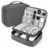 Travel Electronics Organizer Bag for Cables and Chargers – Waterproof