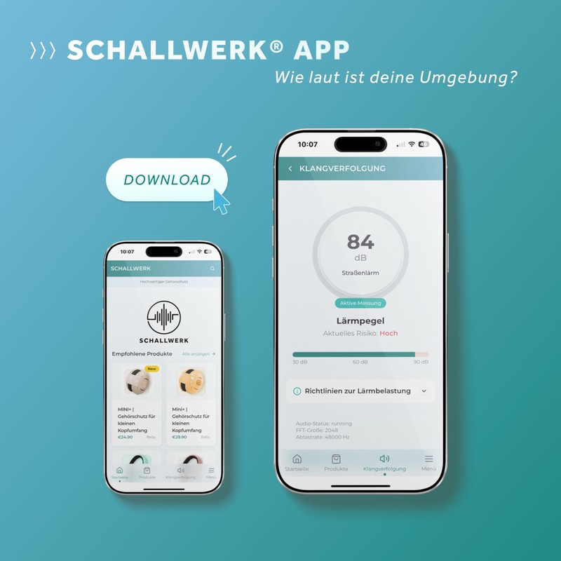 SCHALLWERK Music+ | Discreet Ear Protection Earplugs - Dampen Noise