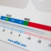 ETI horizontal fridge or freezer thermometer - easy to read
