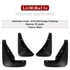 LitMiRaCle Guardabarros para salpicaduras, compatible con Dodge Challenger 2015-2023, juego