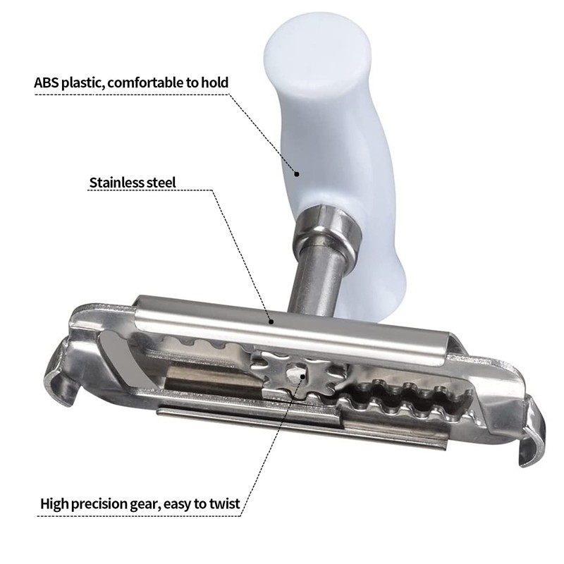 Kichwit Jar Opener for Arthritis, Stainless Steel Jar Lid Opener,