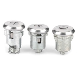 Cutlass Lock Set Door Trunk Key Kit 654394765282 Replacement Secure Entry for Malibu Door Trunk Locks Round Head Keys