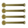 NELXULAS Golden Brushed Stainless Steel Single Heavy Duty Wall Mount