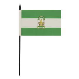 AZ FLAG - Andalusia Table Flag - 15 x 10 cm - Andalusia Table Flag 10 x 15 cm - Flags