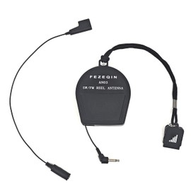 Wenpzeray Shortwave FM Reel Antenna Telescopic External Antenna Enhance Radio Signal Reception Suit for FM SW Radio Receiver