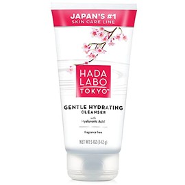 Hada Labo Tokyo Gentle Hydrating Foaming Facial Cleanser Tube, Unscented 5 Ounce