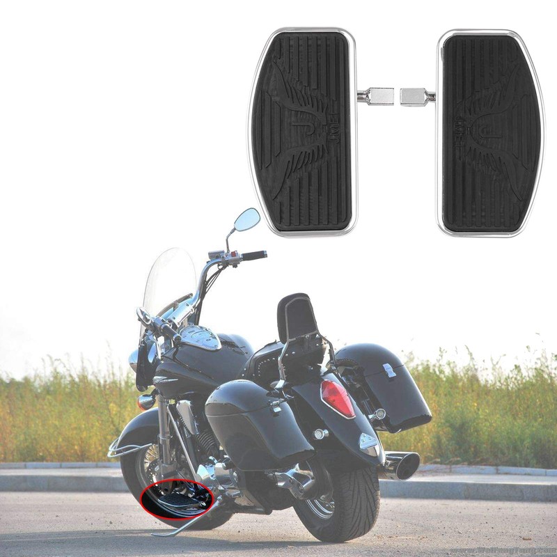 Areyourshop Motorcycle Front/Rear Footboards Floorboard for Honda Shadow Aero 750