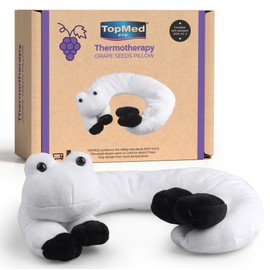 TOPMED ETS Neck Heating & Cooling Pillow, Thermotherapy Grape Seeds
