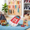Wooden Shoe Lacing Practice Board, Learn to Tie Training Kit,