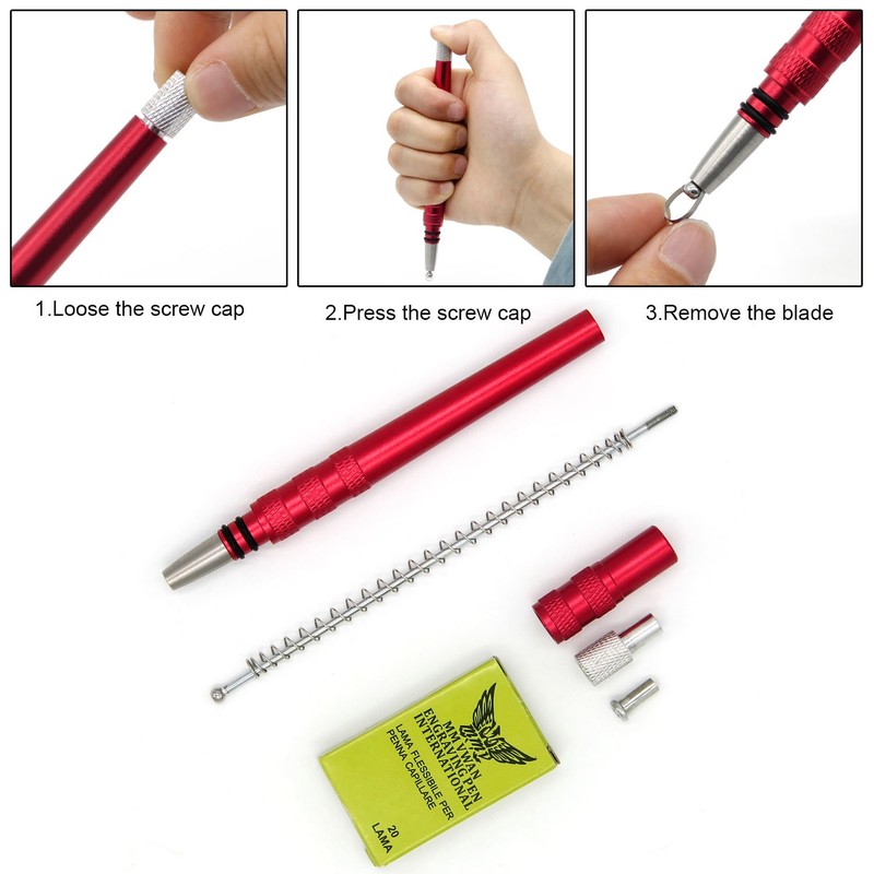 AHIER Hair Razor Pen, Tattoo Trim Styling Face Eyebrow Shaping