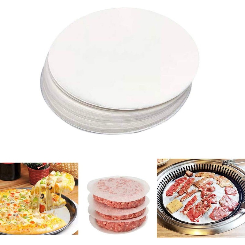 Baking Paper Round Non-Stick Baking Paper for Pans, Grill, Steam,