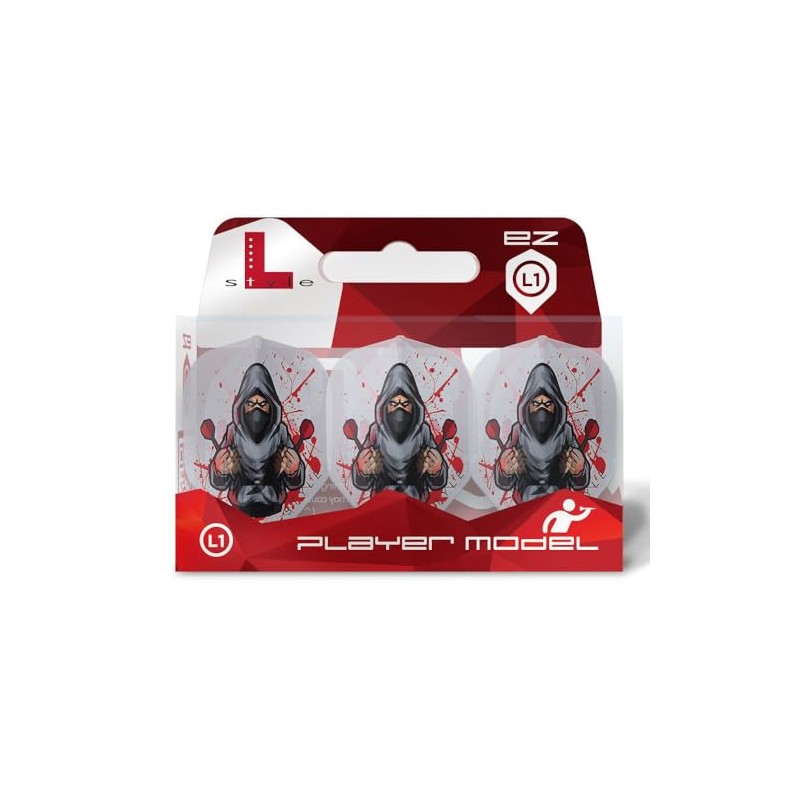 L-Style L1 EZ Rene Eidams V4 Clear White Dart Flights
