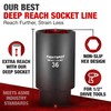 TIGHTSPOT 1/2 Inch Drive - 36 mm Deep Impact Socket