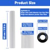 Akozon Garage Door Roller Sleeves, 20 Sets Garage Door Hinge